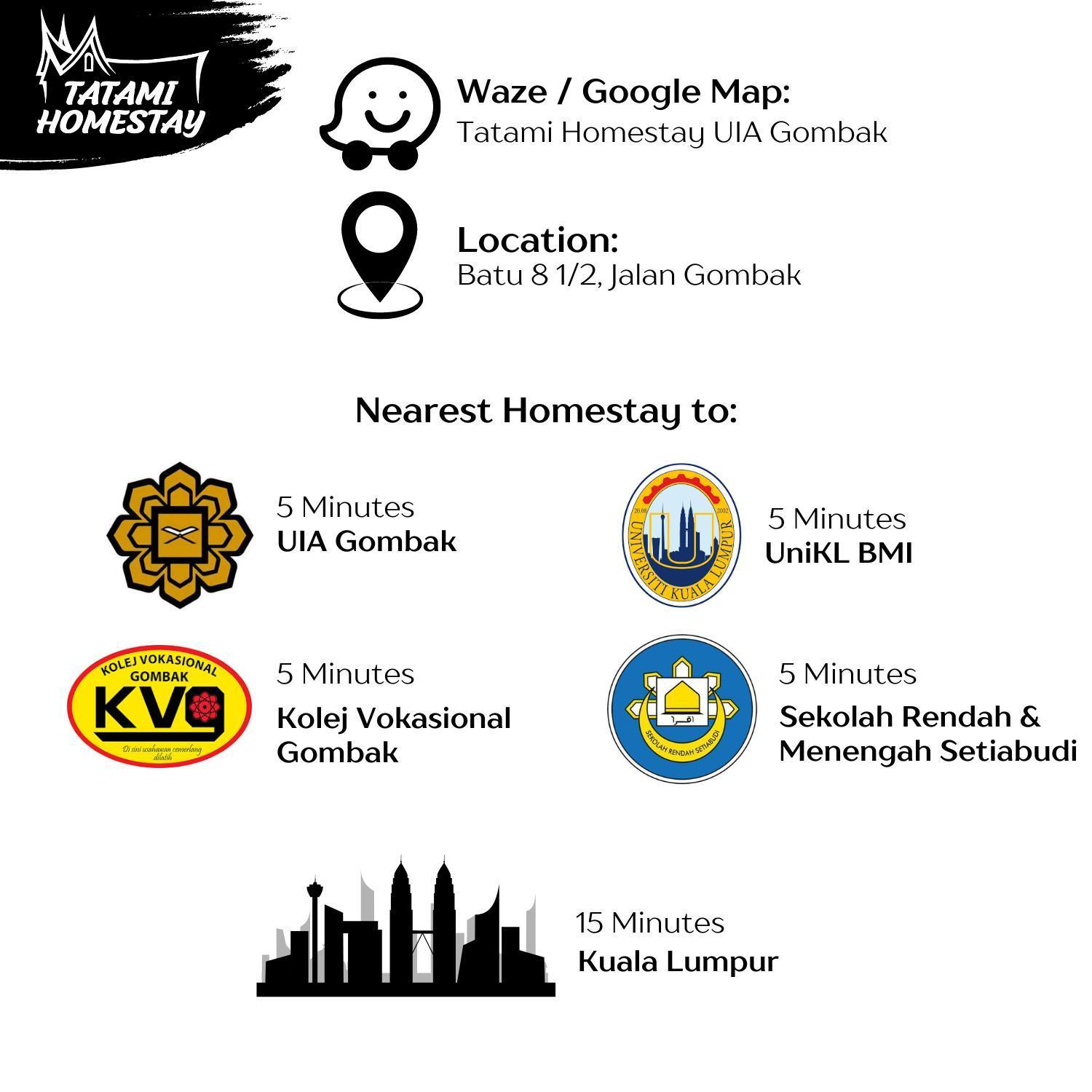 Homestay Gombak - Tatami Homestay Куала-Лумпур Екстер'єр фото